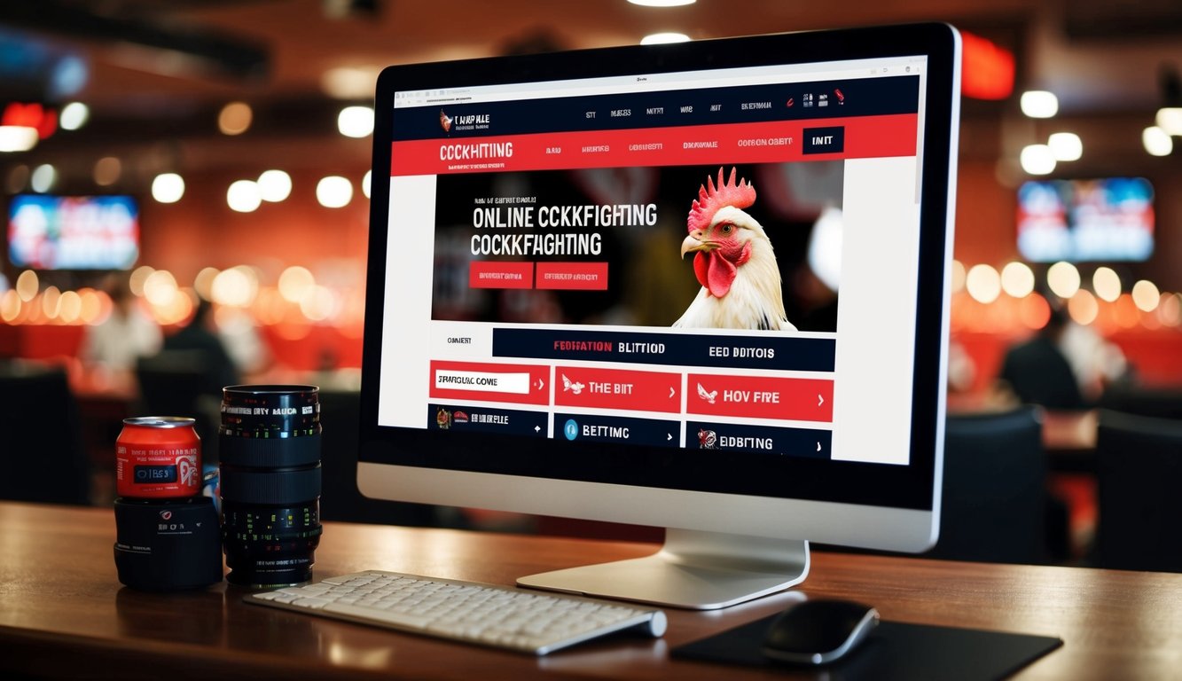 Sebuah situs web sabung ayam online yang penuh warna dengan pilihan taruhan yang mudah dan menarik