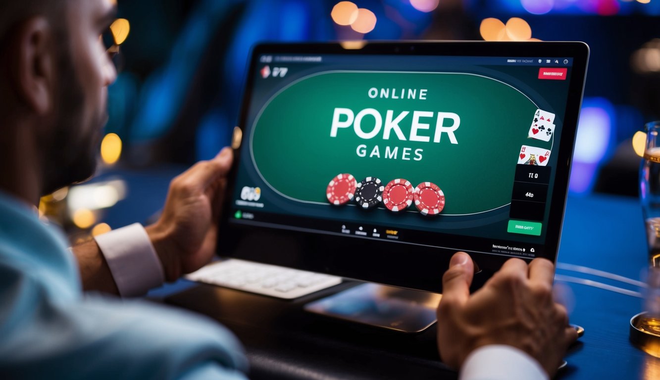 Permainan poker online yang cepat dan menarik di sebuah situs web