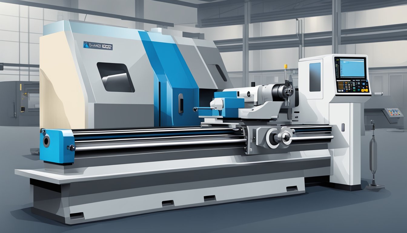 What Is CNC Lathe Machine: A Complete Guide to Modern Machining Technology 2 A CNC lathe machine cutting and shaping a metal rod with precision and accuracy