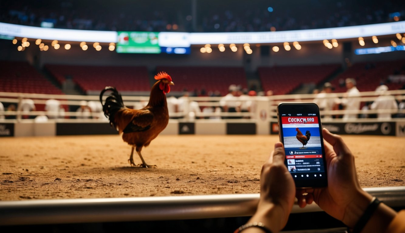 Streaming langsung berkualitas tinggi dari arena sabung ayam online