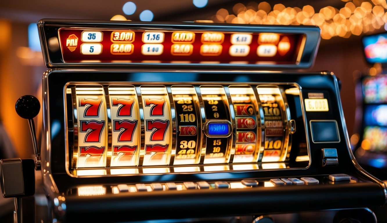 Mesin slot online yang bersinar dengan jackpot progresif besar