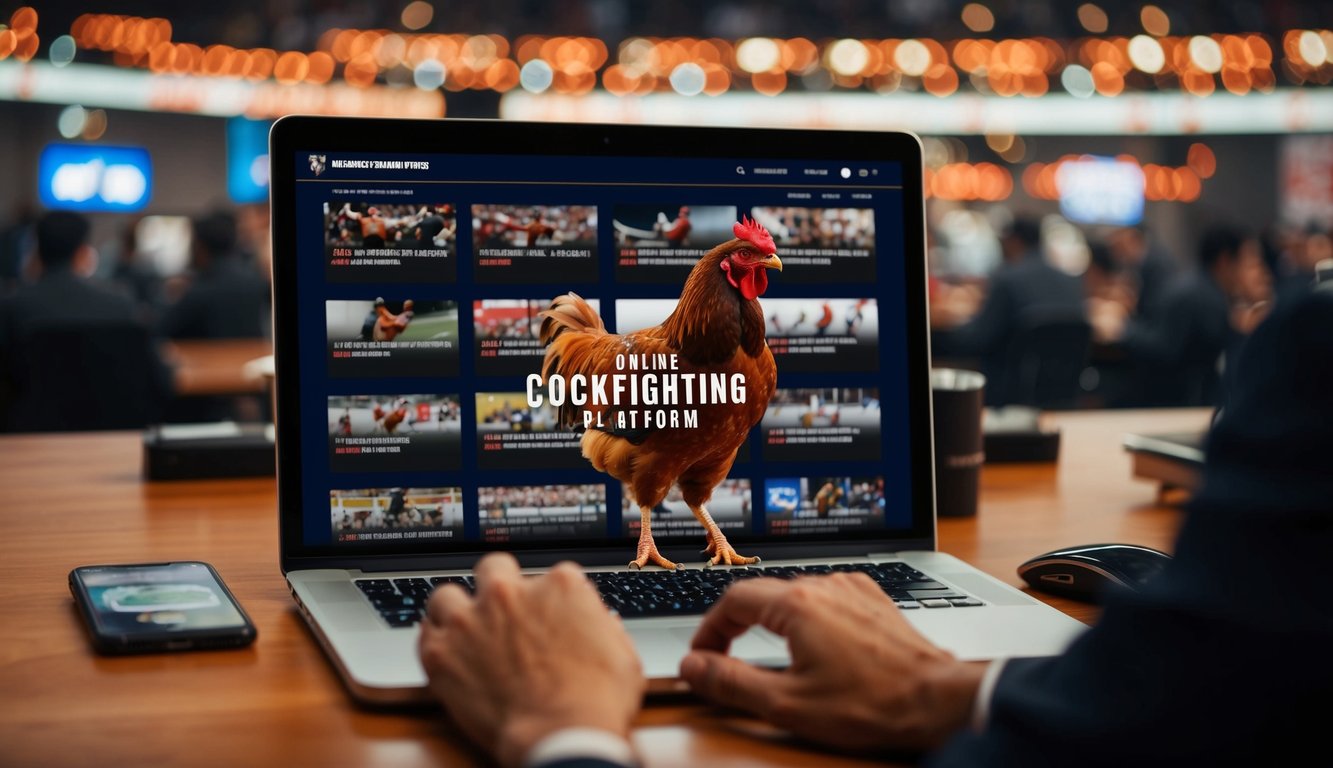 Sebuah platform sabung ayam online yang ramai dengan berbagai pertandingan internasional