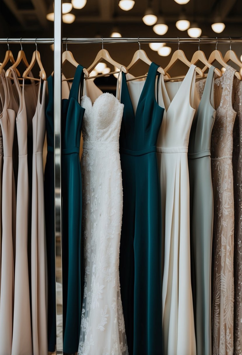 A rack of 50 statement jumpsuit wedding dress ideas