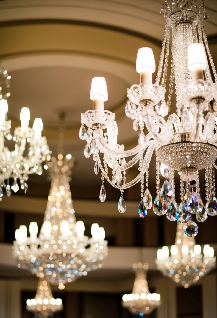 Swarovski crystal chandeliers