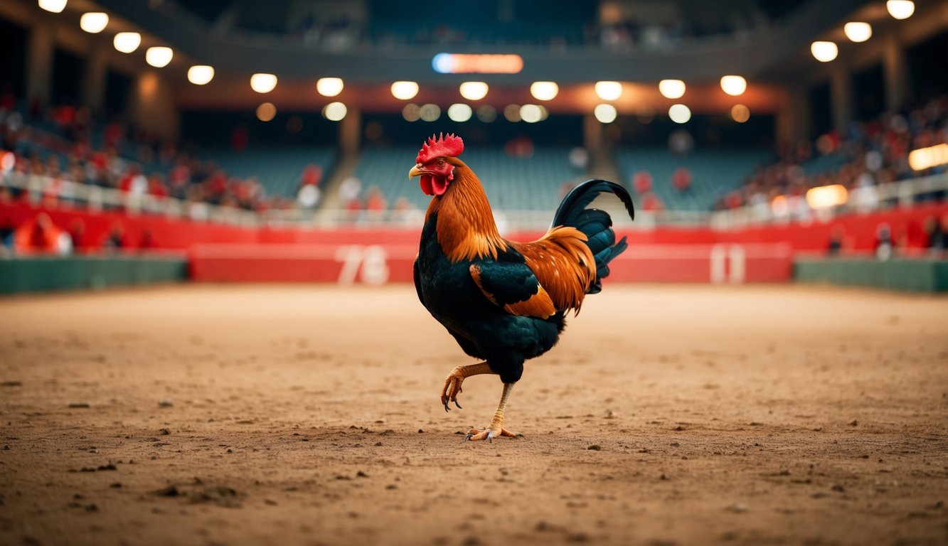 Arena sabung ayam dengan fitur siaran langsung