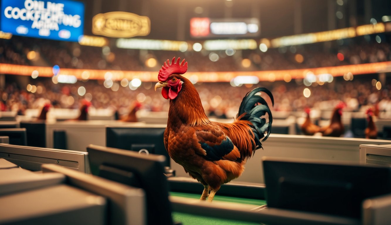 Arena sabung ayam online yang ramai dengan layanan pelanggan yang cepat