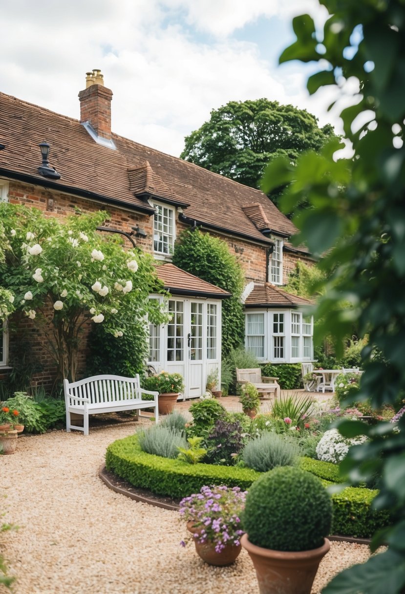 A cozy bed and breakfast with a charming outdoor garden, perfect for a budget-friendly wedding venue