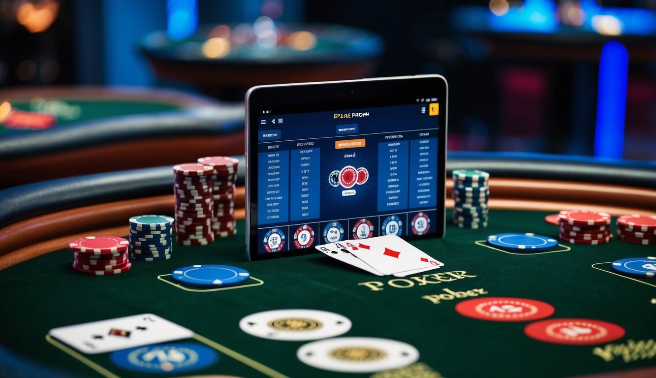 Sebuah platform digital dengan berbagai permainan poker dan meja