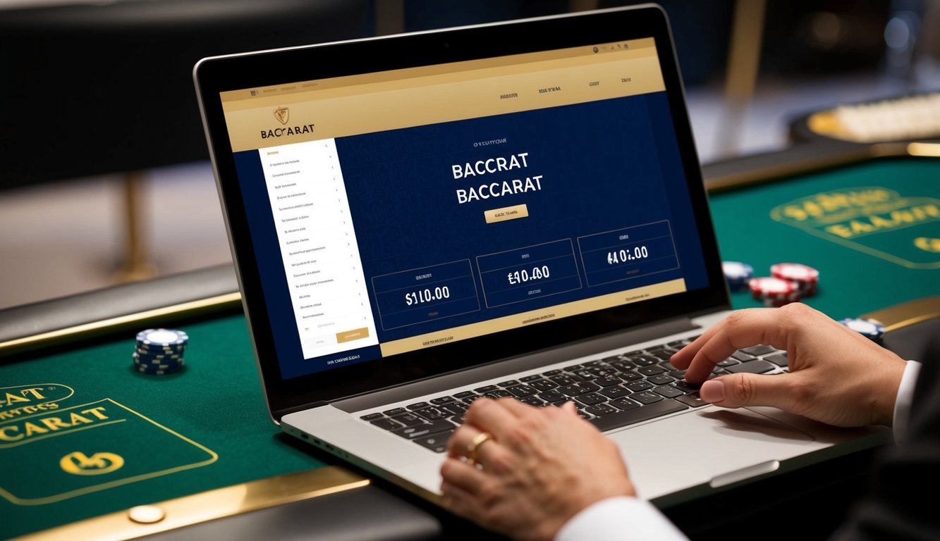 Situs web baccarat online yang ramping dan modern dengan opsi taruhan yang fleksibel