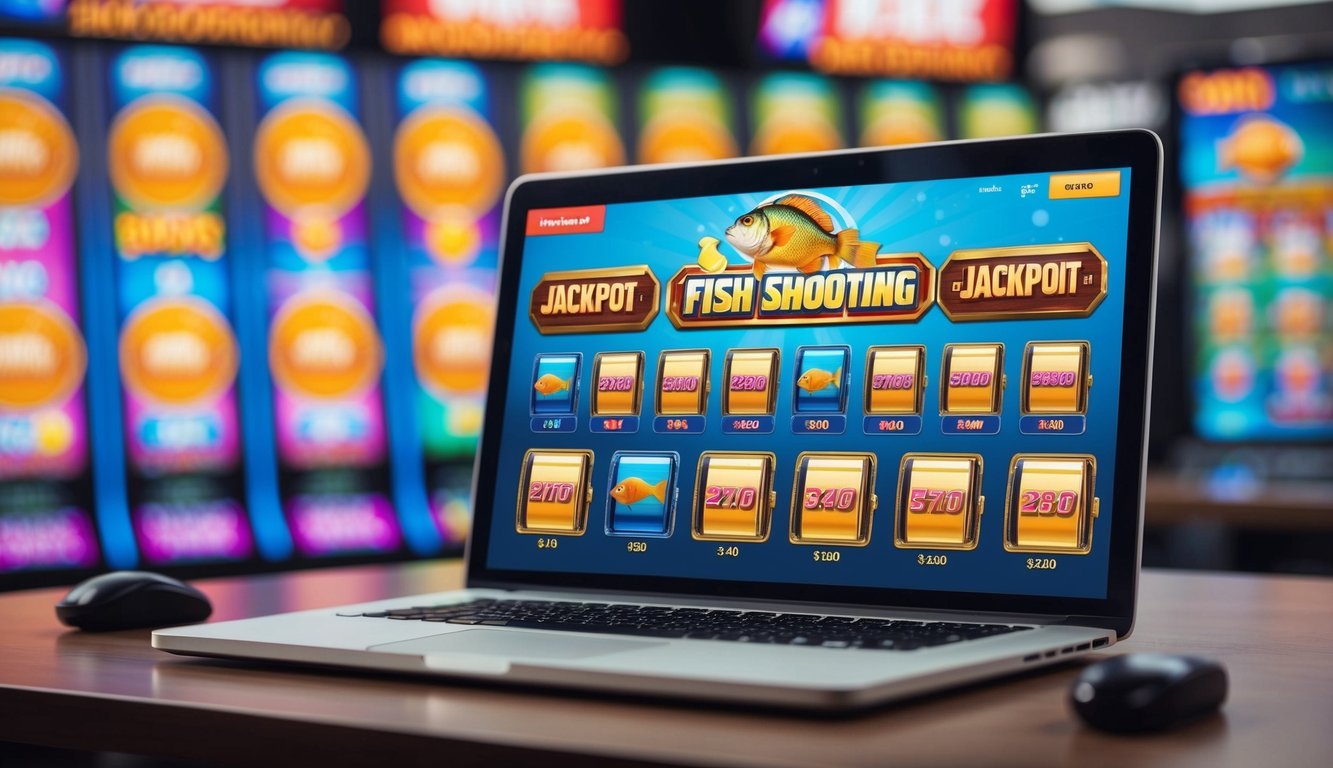 Situs permainan tembak ikan online yang ramai dengan grafik berwarna-warni dan tampilan jackpot besar