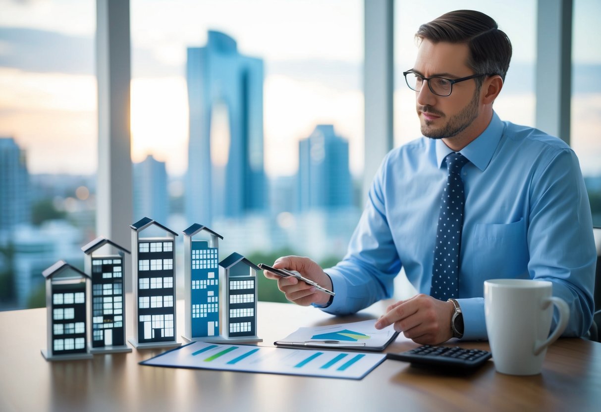 A commercial real estate appraiser comparing different valuation methods for various property types, while ensuring best practices for handling conflicts of interest