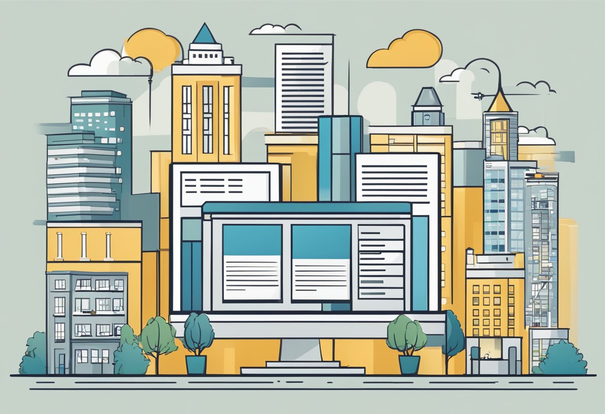 A family law firm's website with multiple city-specific landing pages, each featuring relevant content and keywords for local SEO