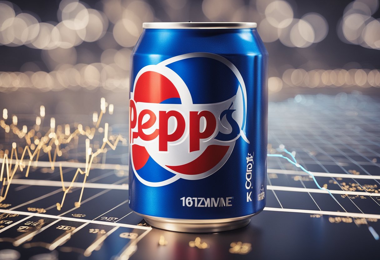A graph showing Pepsi's financial performance over time