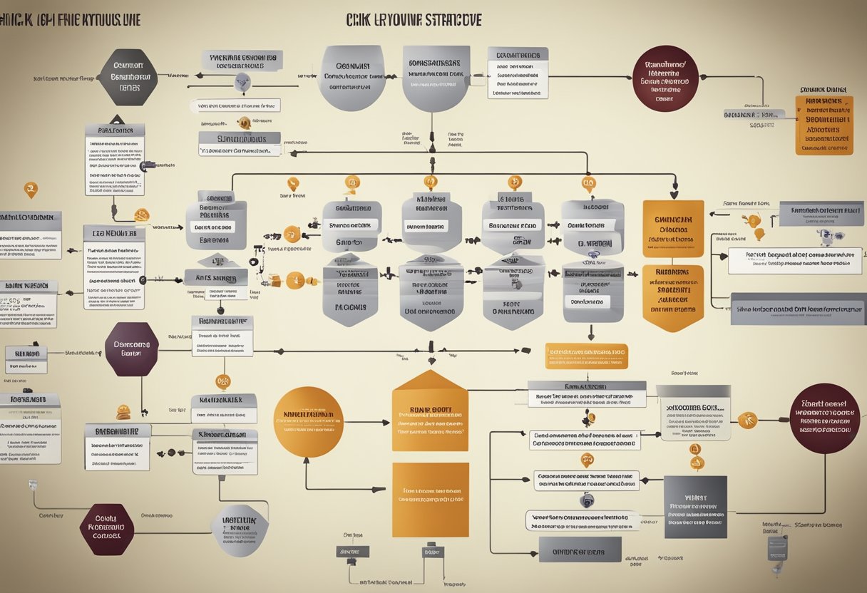 A flowchart showing Chick-fil-A's ownership structure with multiple layers of ownership and control