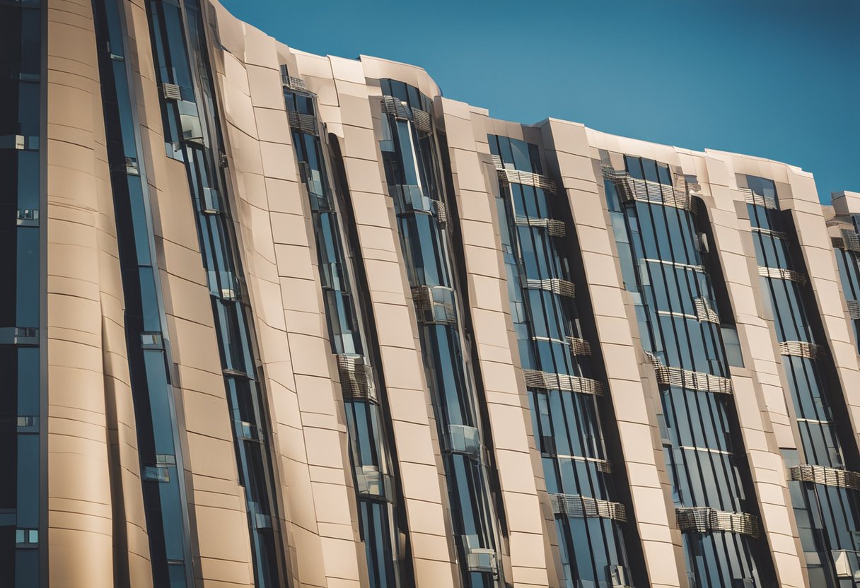 The Omni Brand logo displayed prominently on a sleek, modern hotel building