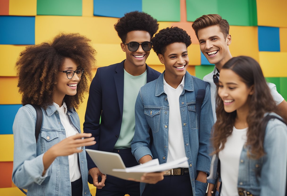 A group of business professionals discussing contracts and licensing agreements for the ownership of Kidz Bop