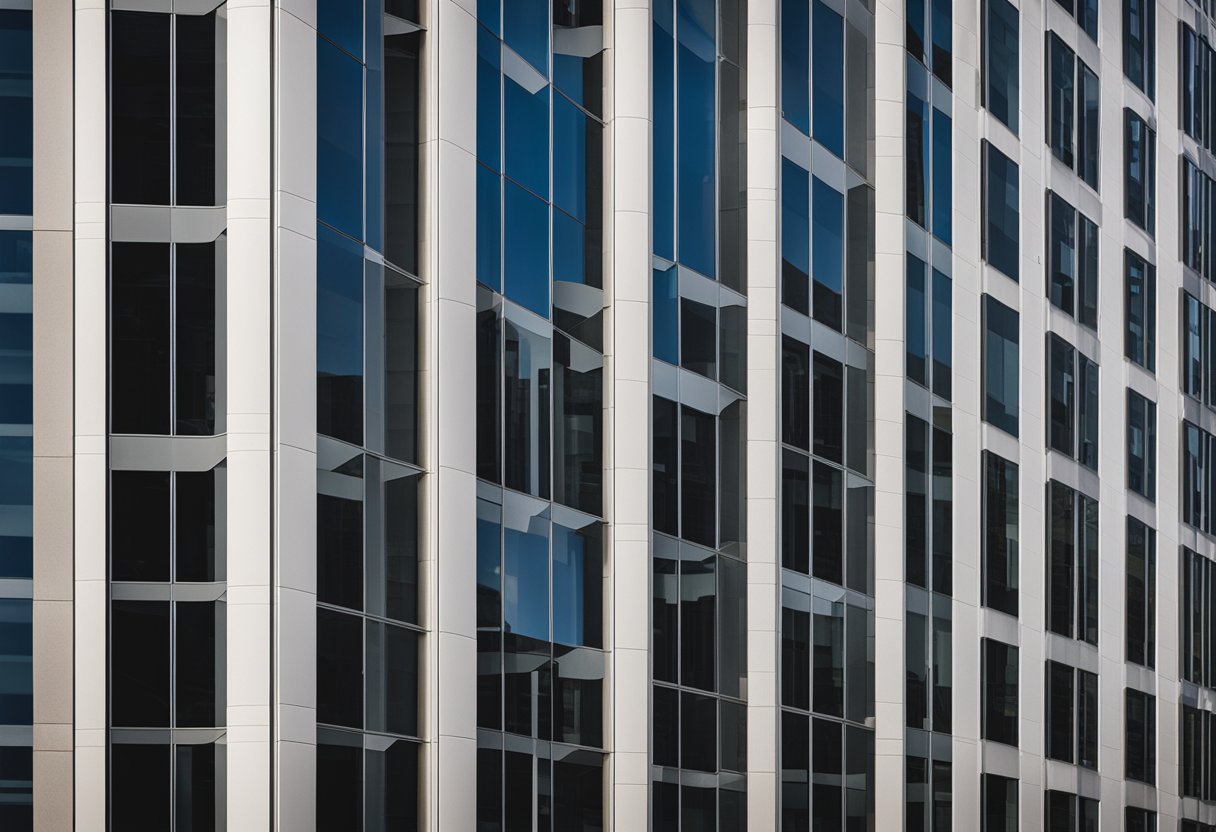 A modern office building with the US Bank logo prominently displayed on the exterior facade