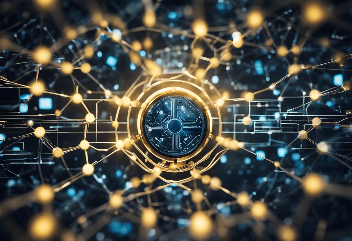 A network of interconnected digital devices with a central hub