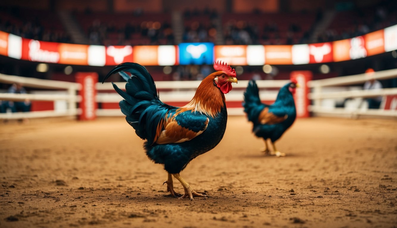 Arena sabung ayam online yang hidup dengan fitur streaming langsung