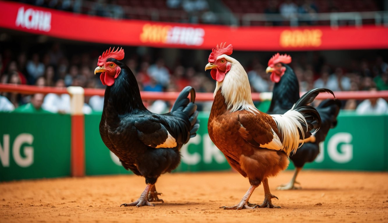 Arena sabung ayam online yang hidup dengan fitur streaming langsung