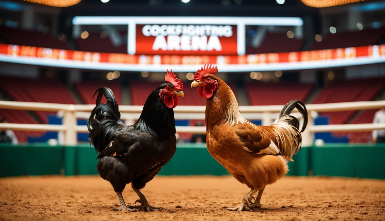 Arena sabung ayam online yang hidup dengan fitur undian langsung