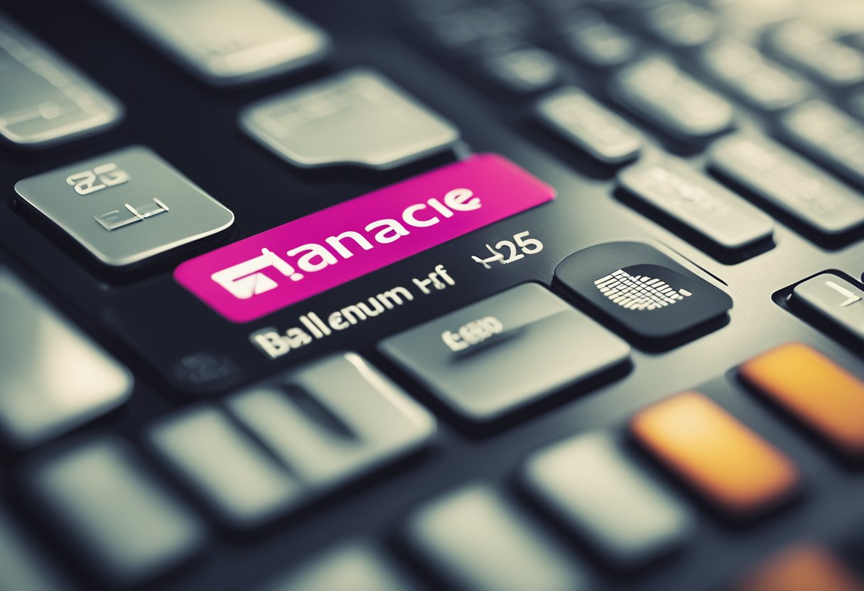 Um saldo de conta bancária aumentando com o logo do Itaú ao fundo