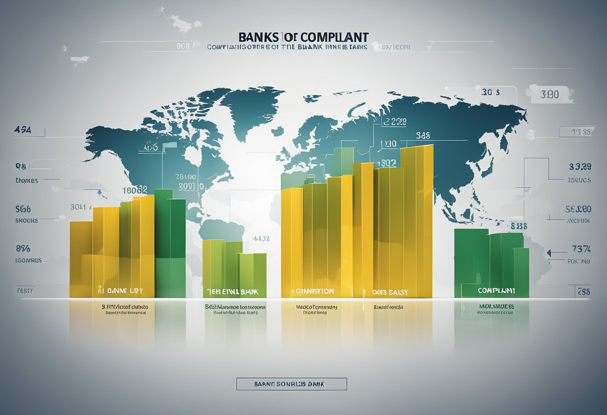 Um gráfico mostrando o ranking dos bancos com o maior índice de reclamações, conforme revelado pelo banco central.