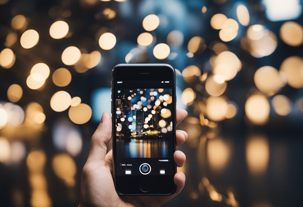 Um iPhone conectado a outro, transferindo energia