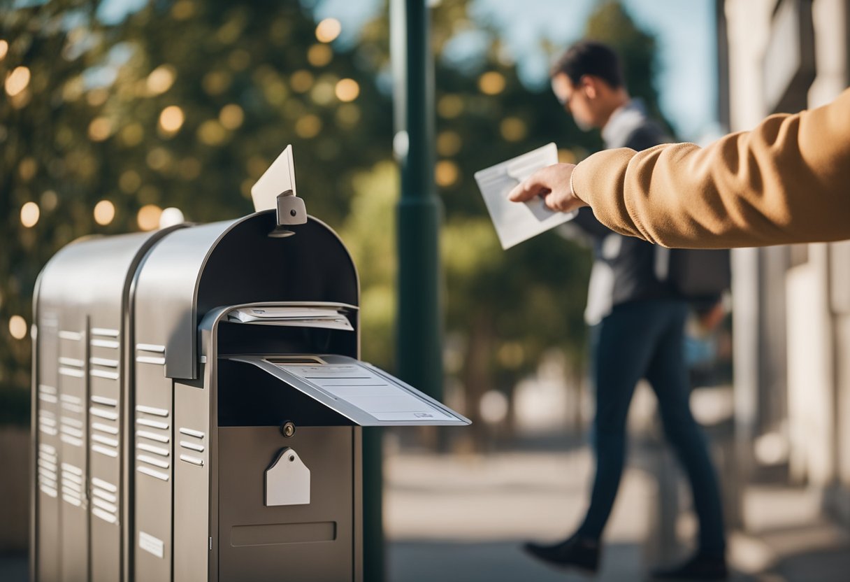 Uma pessoa aguarda ansiosamente pela sua caixa de correio a chegada do seu cartão do Banco Inter, verificando todos os dias pela entrega.