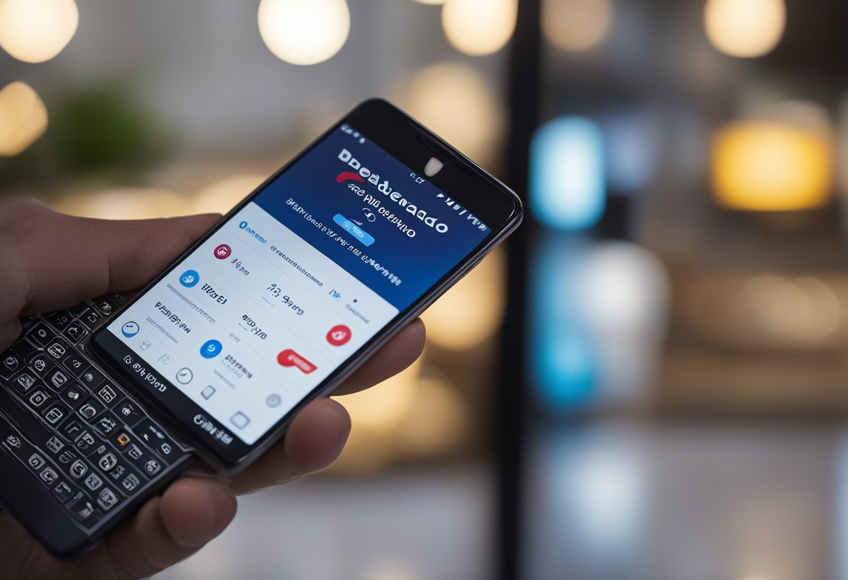 Uma tela de smartphone exibindo o aplicativo Bradesco aberto na seção 'PIX Agendado', com um dedo tocando na opção 'Cancelar'