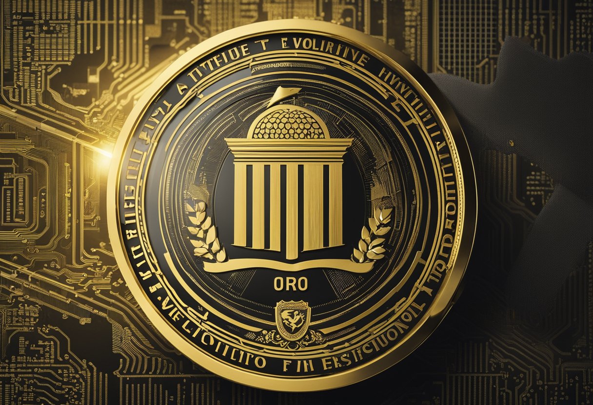 Uma tela de computador exibindo o selo "ouro" no site gov.br, com um cursor pairando sobre o botão de verificação