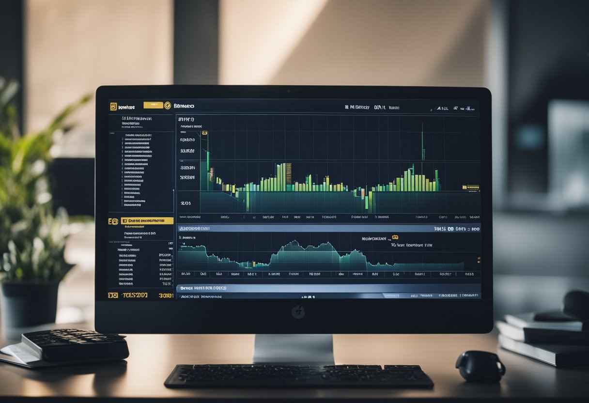 Uma tela de computador exibindo a plataforma Binance com uma transação sendo realizada usando o recurso Pix