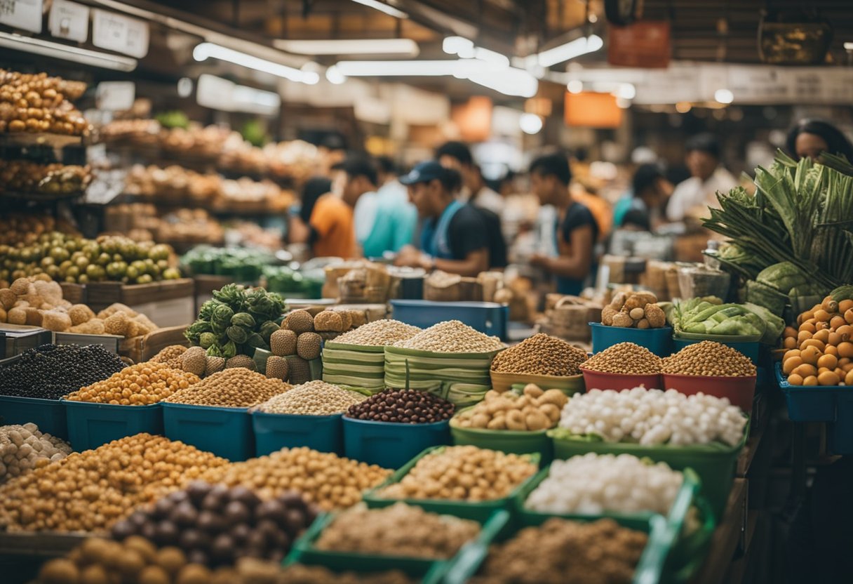 Um mercado online movimentado com vários produtos sendo comprados e vendidos, mostrando o potencial de ganhar dinheiro no Mercado Livre.