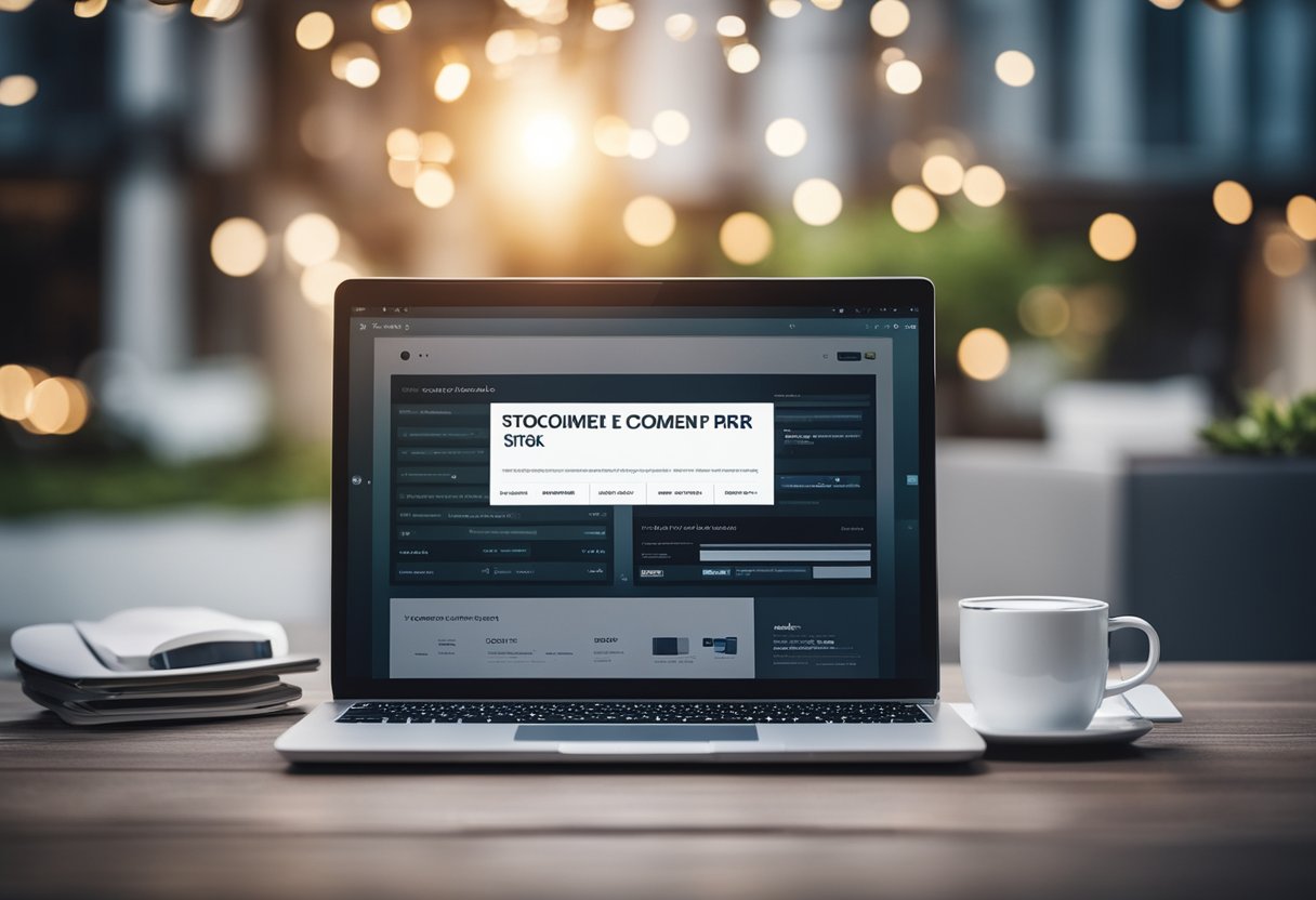 Um laptop cercado por várias opções de renda, como trabalho freelance, pesquisas online e plataformas de e-commerce