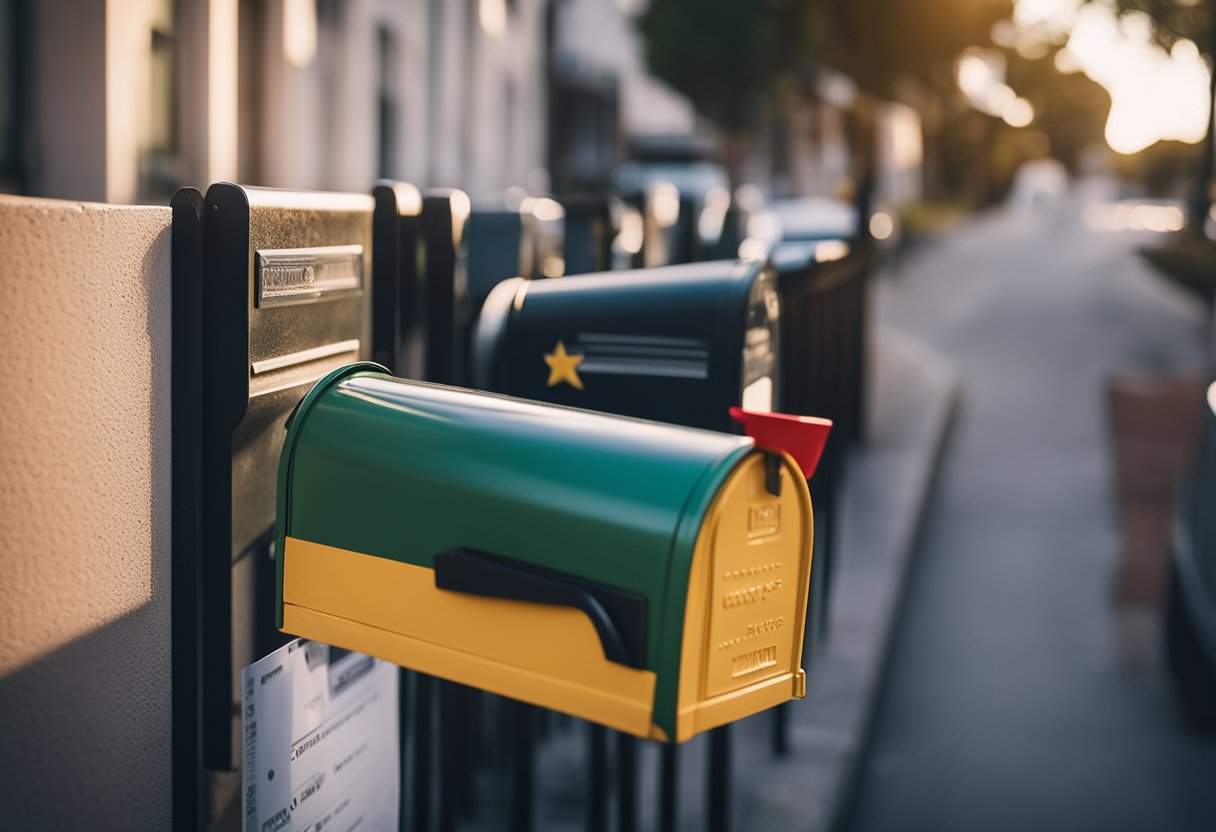 Uma pessoa verificando sua caixa de correio em busca de sua carteira de motorista