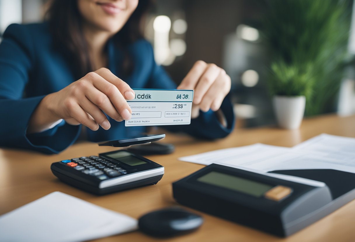 Uma pessoa comparando ofertas de crédito do banco BB, avaliando opções