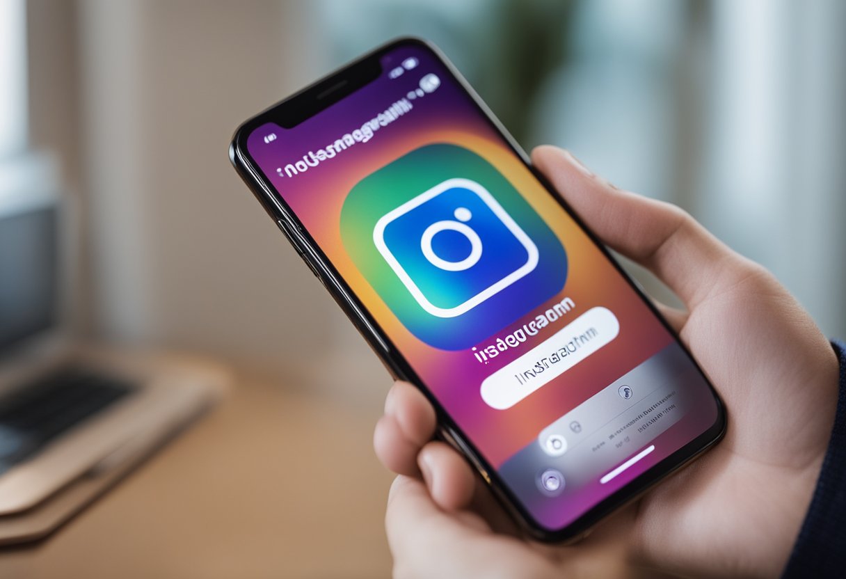Uma tela de smartphone exibindo as configurações do Instagram com a opção de autenticação de dois fatores desativada