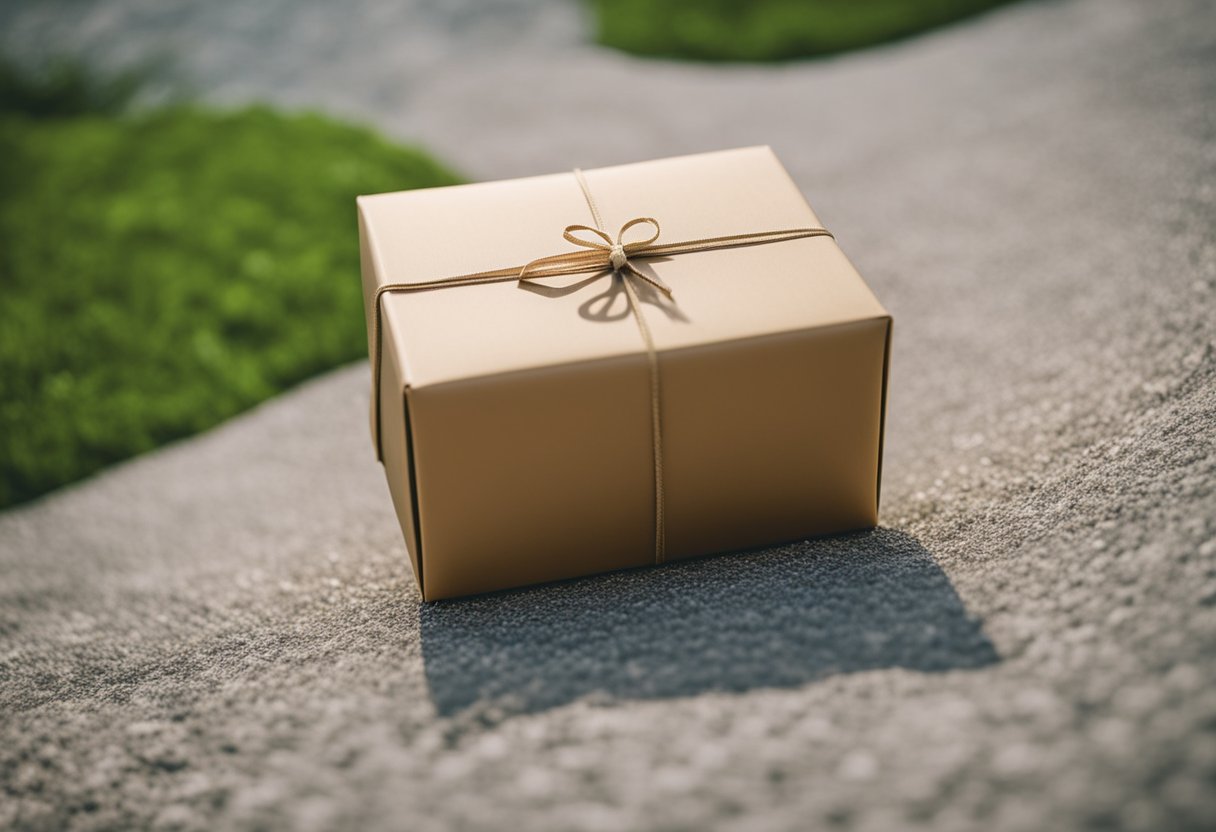 Um pacote da Shein chegando sem a aplicação de taxas de importação ou alfândega.