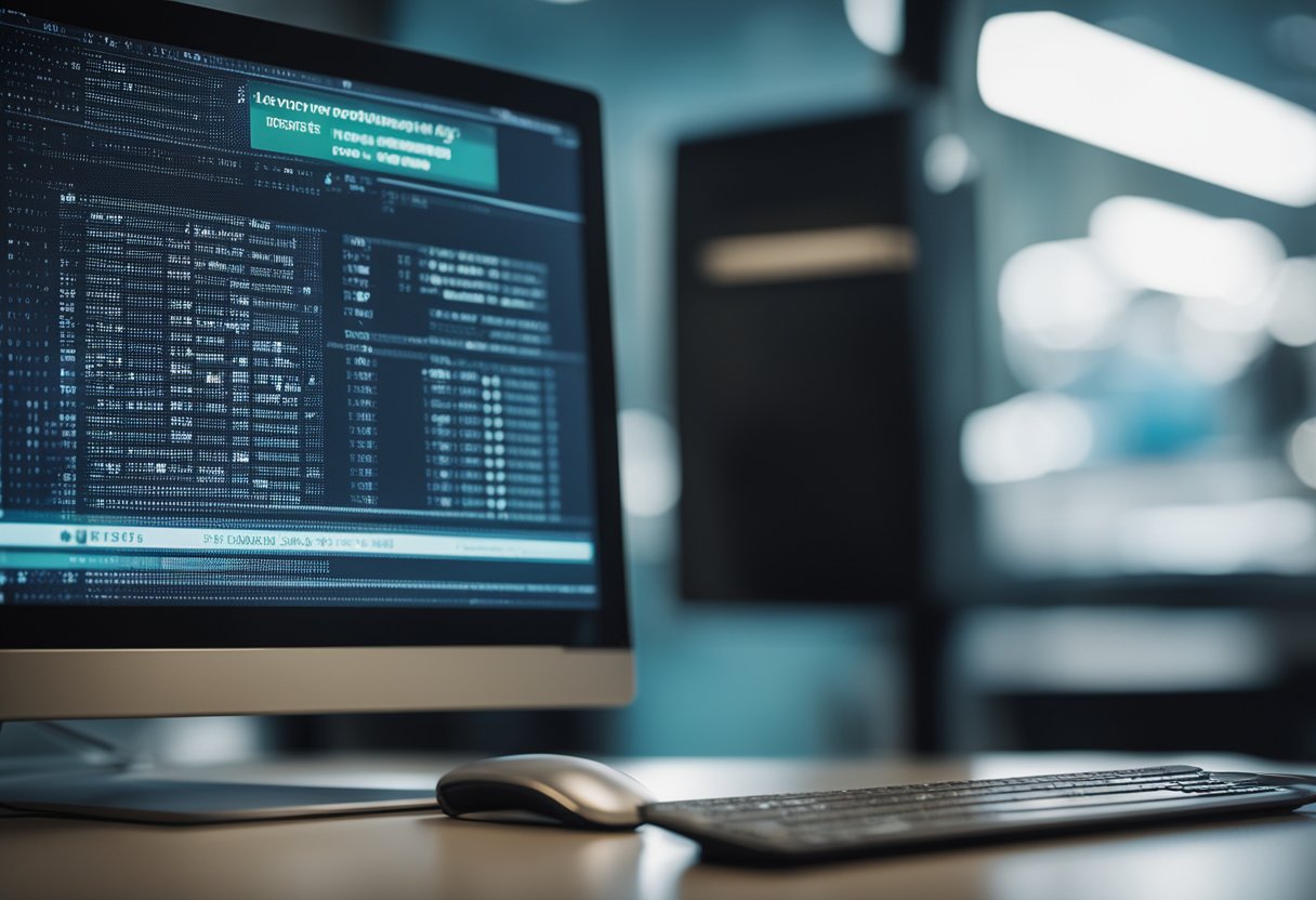 A tela do computador de uma pessoa exibe uma mensagem de erro ao tentar se autenticar com um provedor de identidade.