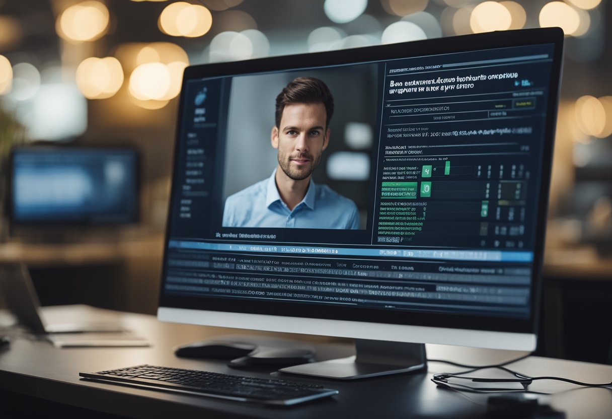 Uma tela de computador exibe uma mensagem de erro durante o processo de autenticação para um provedor de identidade. Um símbolo de alerta é mostrado, indicando um erro inesperado.