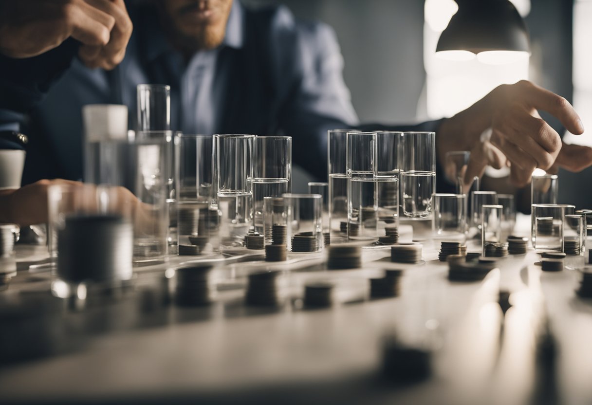 Uma série de diferentes tarefas de trabalho sendo realizadas em intervalos irregulares em uma variedade de configurações e ambientes.