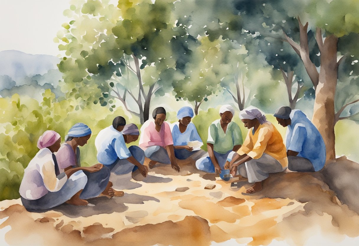 A group of people from a Christian mission organization are working together to serve isolated rural communities, building relationships and providing support