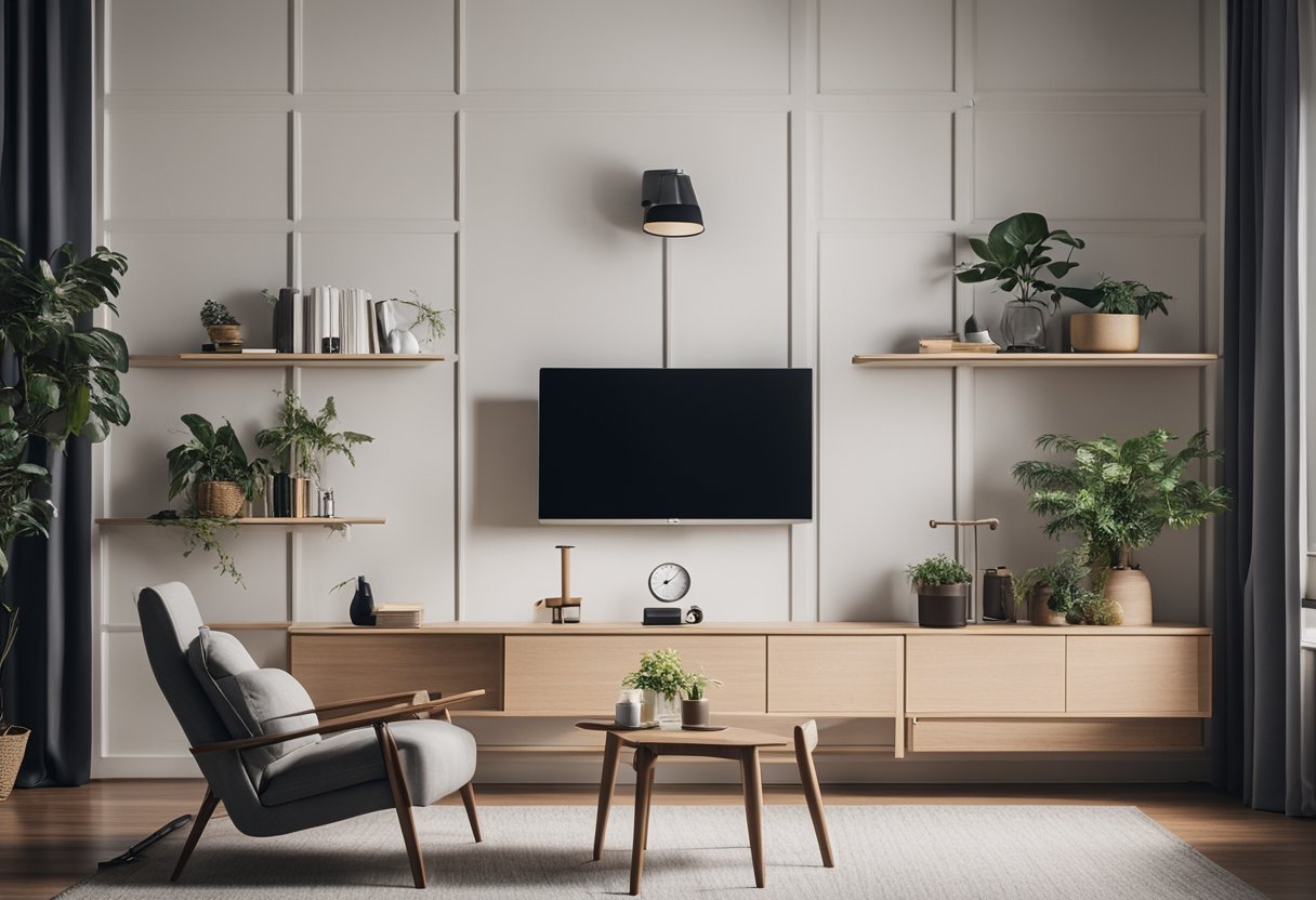 A clean and organized home with neatly arranged furniture, sparkling surfaces, and fresh-smelling air