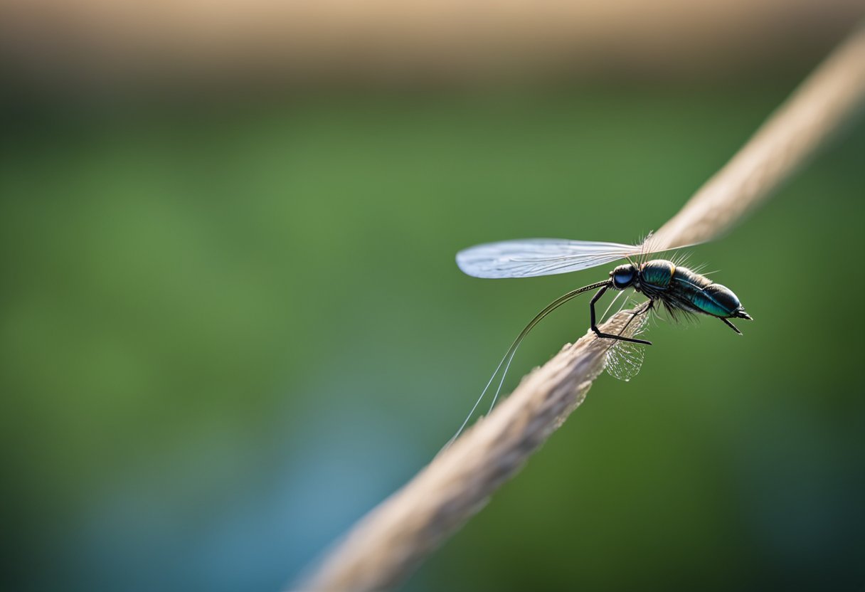 A fly line gracefully arcs through the air, guided by the smooth motion of a traditional Spey cast