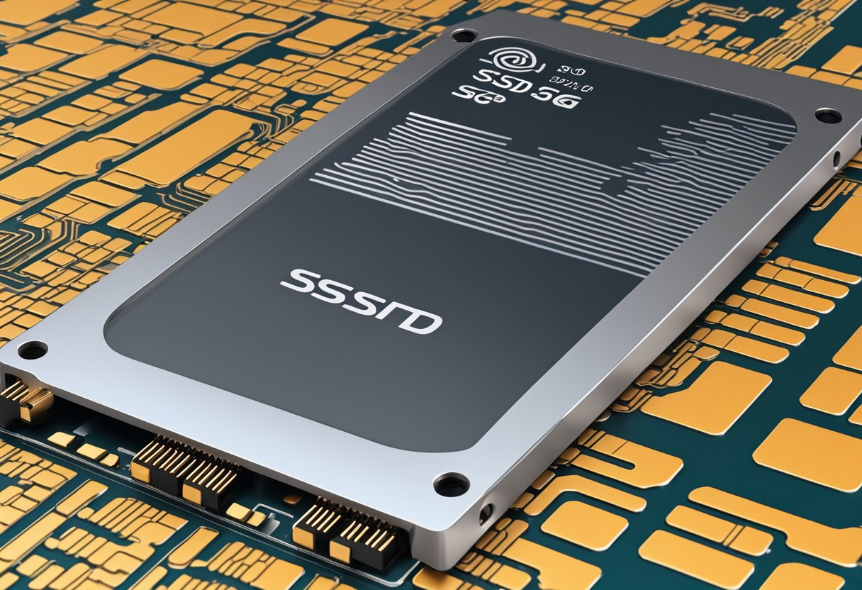 Una unidad de estado sólido (SSD) con capacidad de 256GB, mostrada en un entorno duradero y fiable.