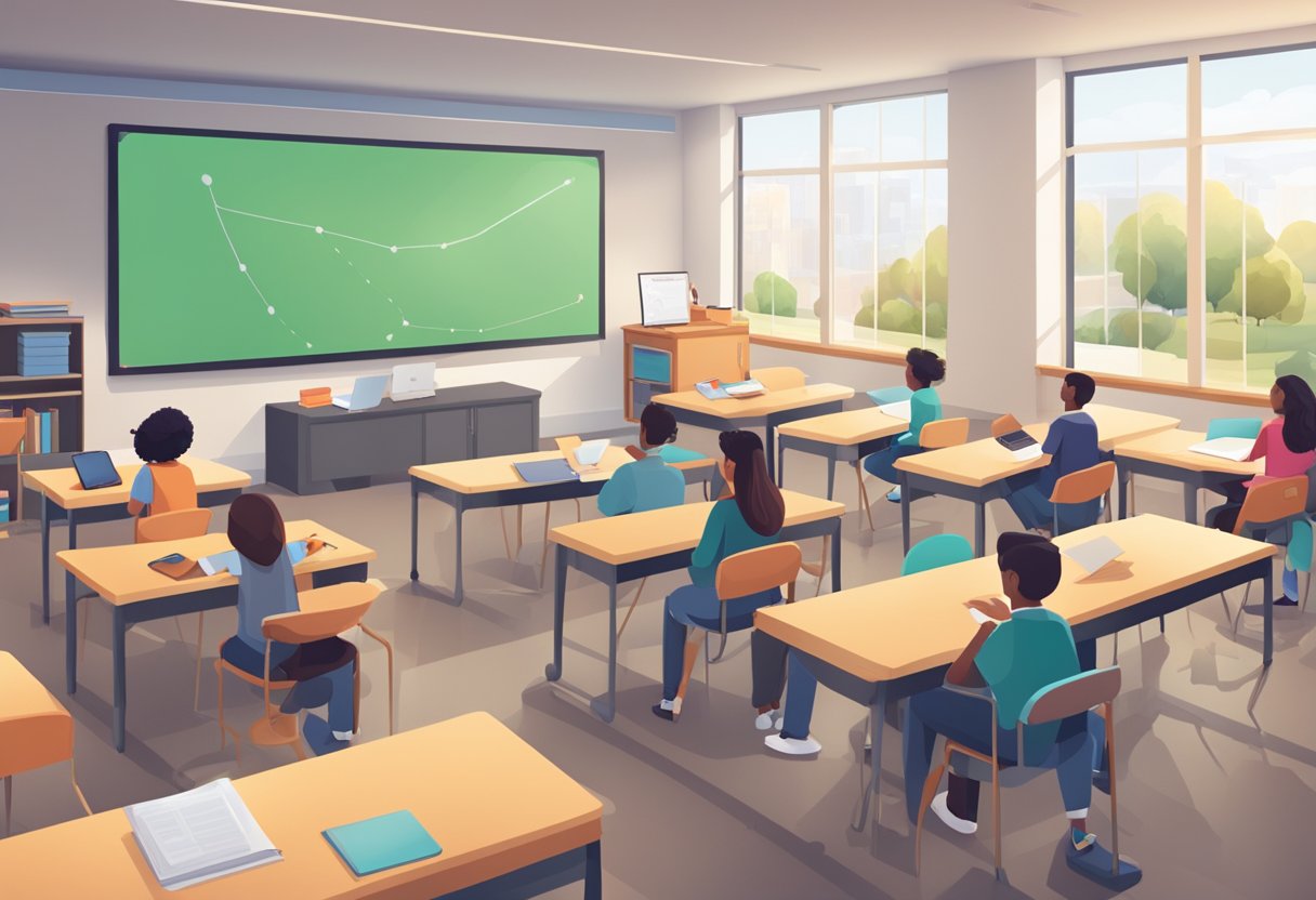 The Impact of Artificial Intelligence on Traditional Teaching Methods Artificial Intelligence,Education LearningMole Artificial Intelligence: A classroom setting with traditional teaching tools alongside modern AI technology. Students and teachers engage in meaningful interactions