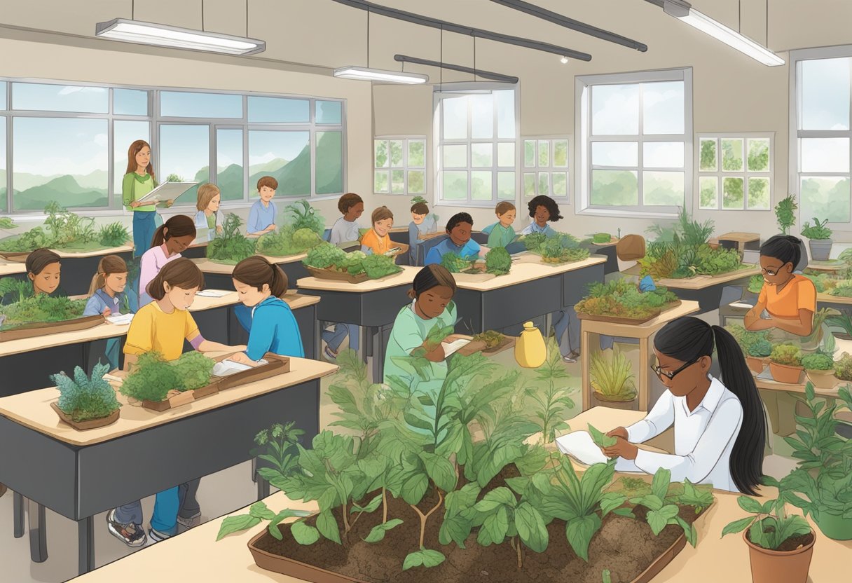 Top 10 Classroom Activities for Teaching Biology: Engaging Ways to Bring Science to Life Biology LearningMole Biology: A classroom setting with students engaged in hands-on activities, such as examining plant specimens and observing ecosystem models