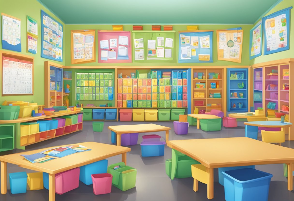 Exploring New Trends in Spelling and Vocabulary Education: Fresh Approaches for Modern Learners spelling and Vocabulary,Vocabulary LearningMole spelling and Vocabulary: A colorful classroom with phonics charts, word cards, and interactive spelling games displayed on the walls and shelves