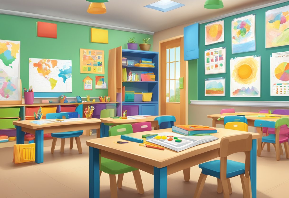 Interactive World Languages Resources: Fun Activities to Captivate Primary School Children World Languages,Language Learning,Languages LearningMole World Languages: A colorful classroom with art supplies, language posters, and interactive language games displayed on the walls and tables