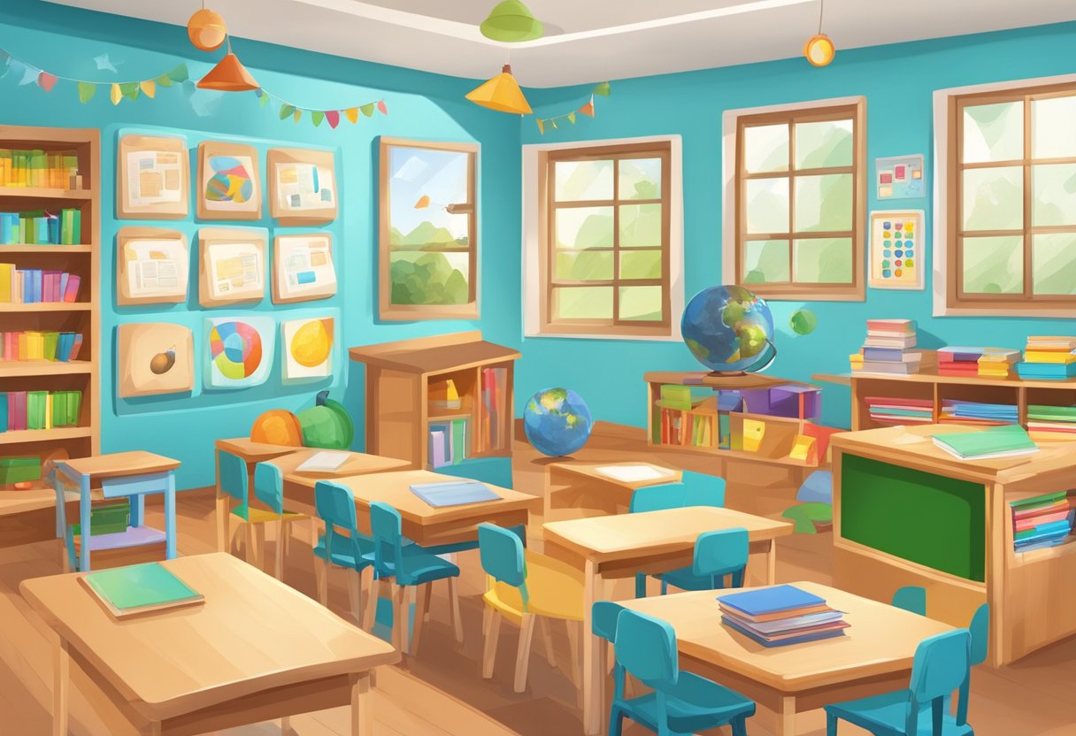 Interactive World Languages Resources: Fun Activities to Captivate Primary School Children World Languages,Language Learning,Languages LearningMole World Languages: A colorful classroom with diverse language learning materials and interactive resources for young learners